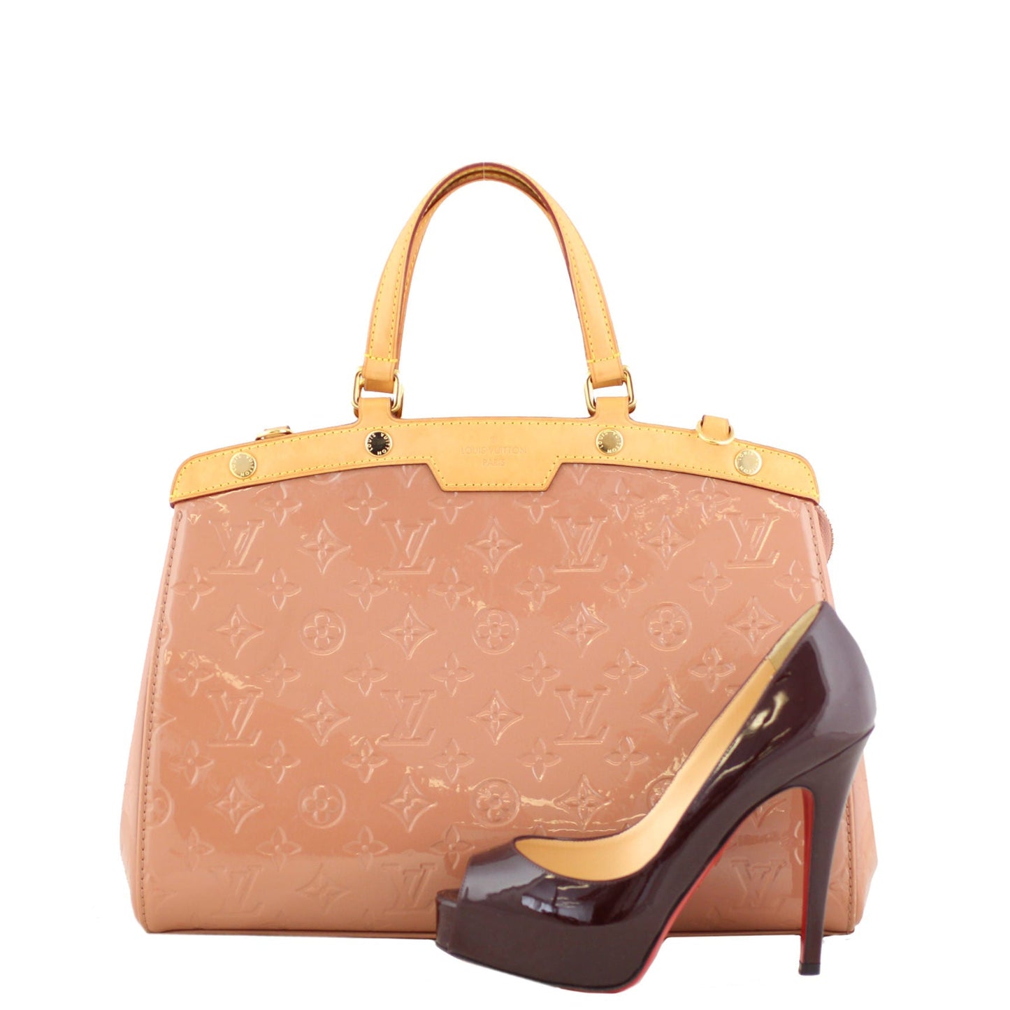 Louis Vuitton Brea MM Monogram Vernis