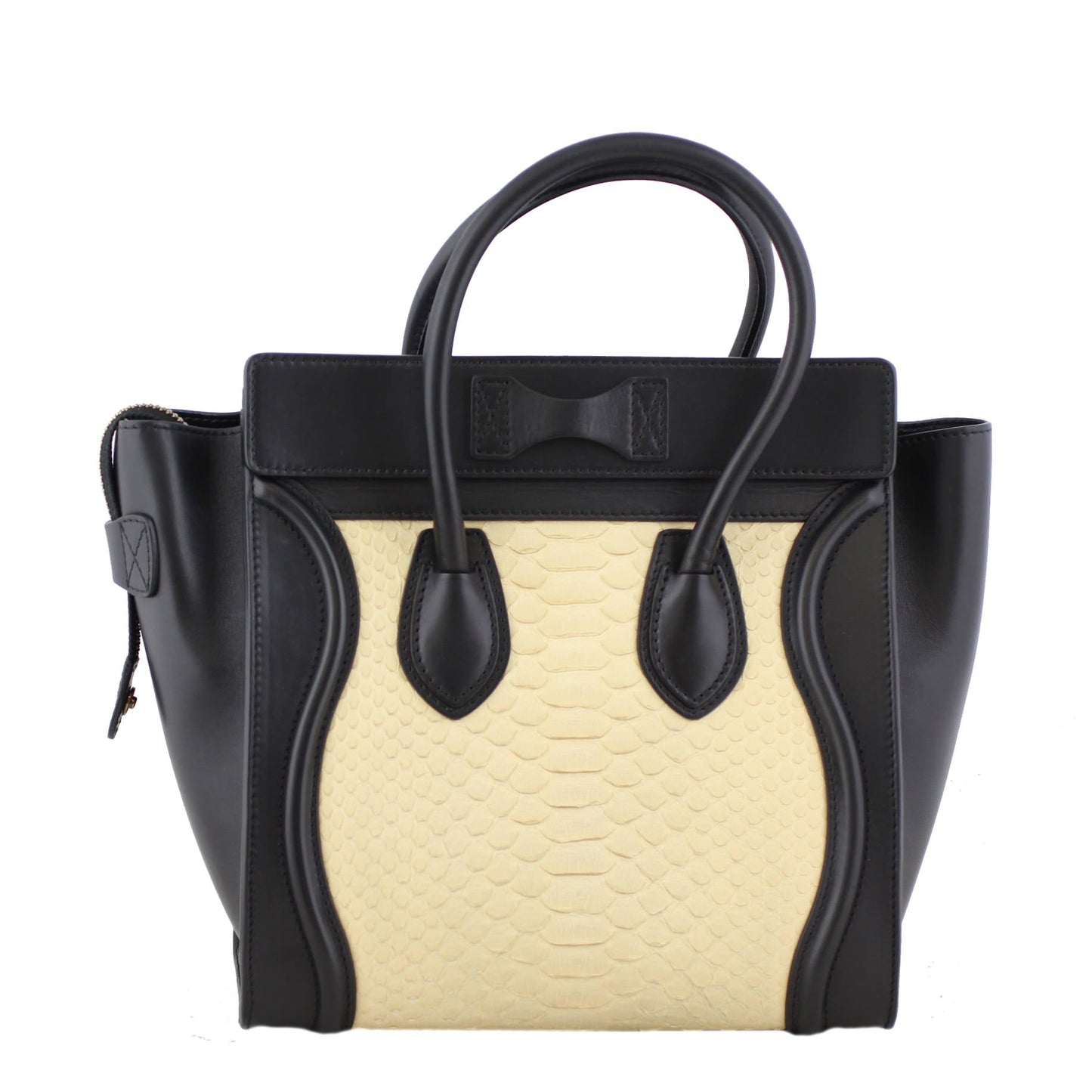 Celine Micro Luggage Tote Python