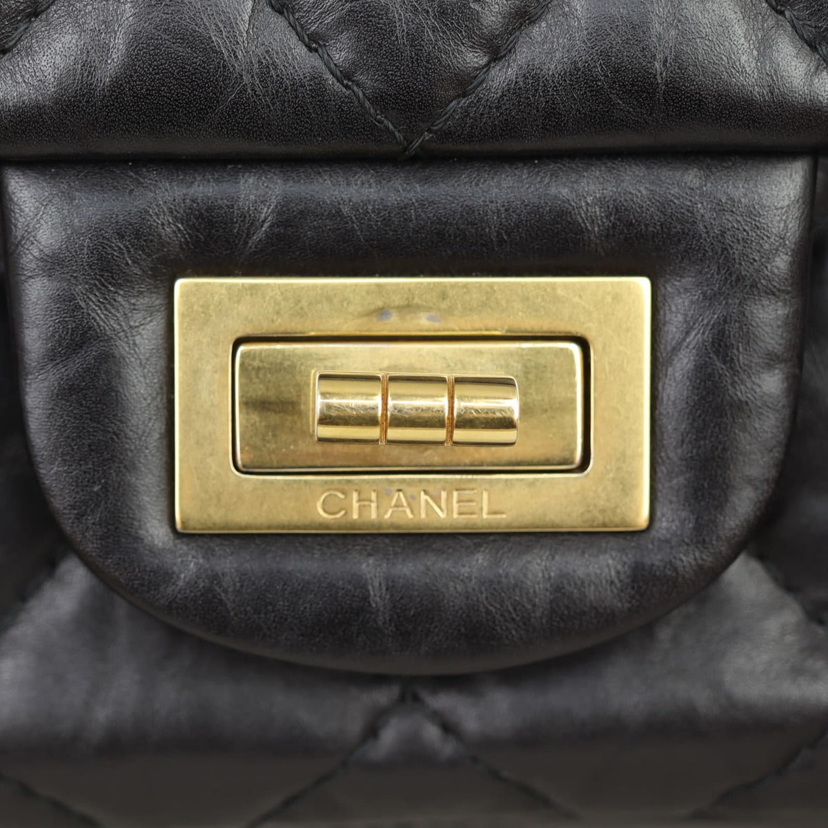 Chanel 2.55 Reissue 227 Double Flap Bag | Gold Hardware