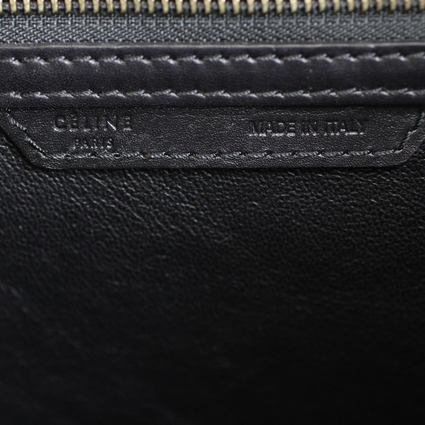Celine Micro Luggage Tote Python