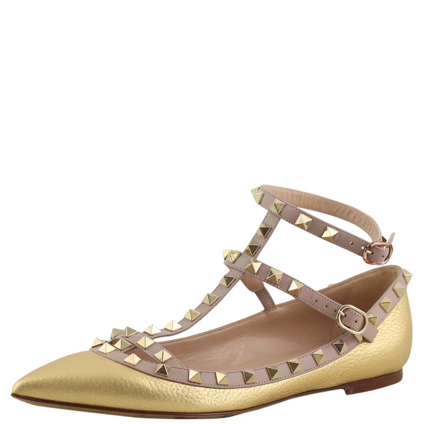 Valentino Rockstud Ballerina Flats