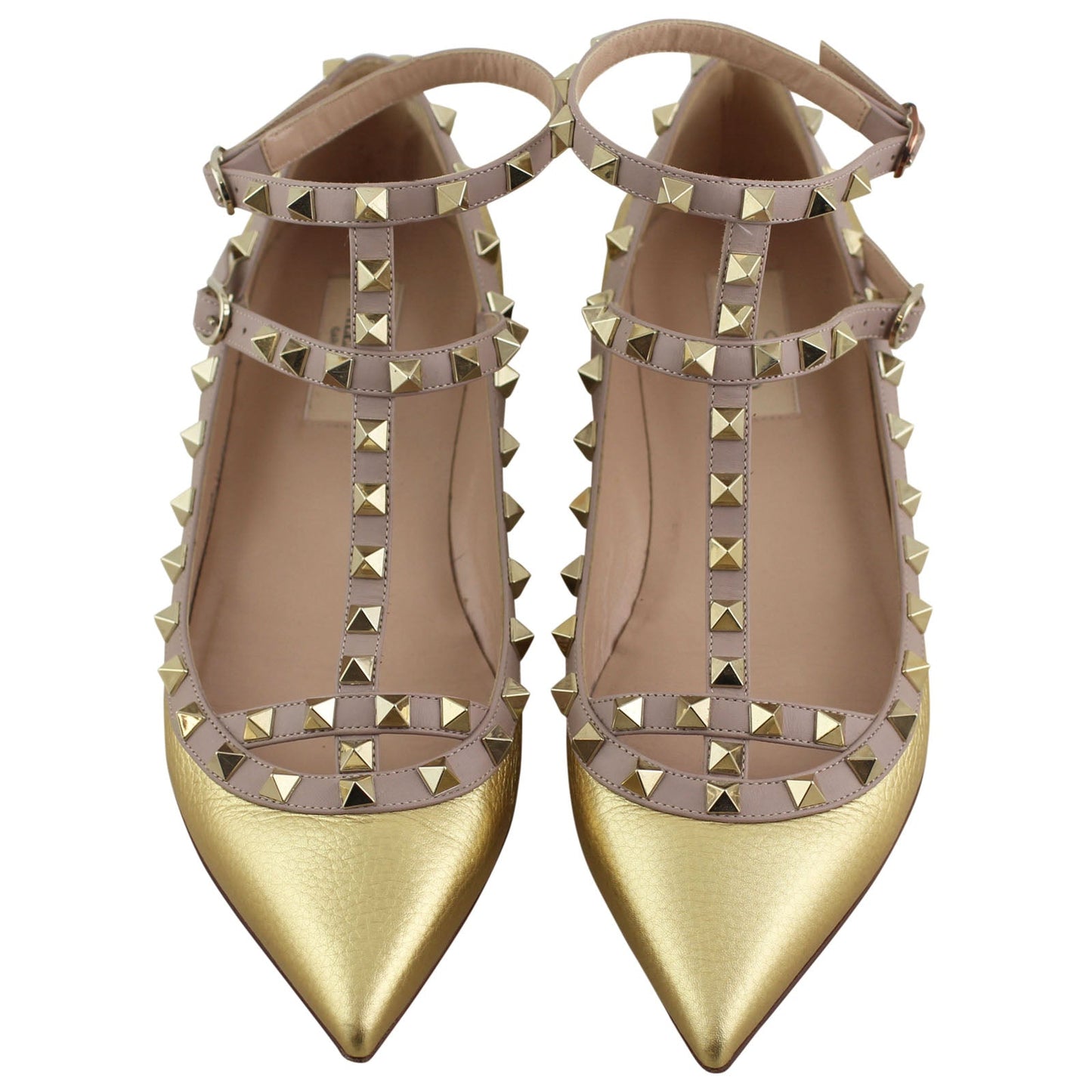Valentino Rockstud Ballerina Flats