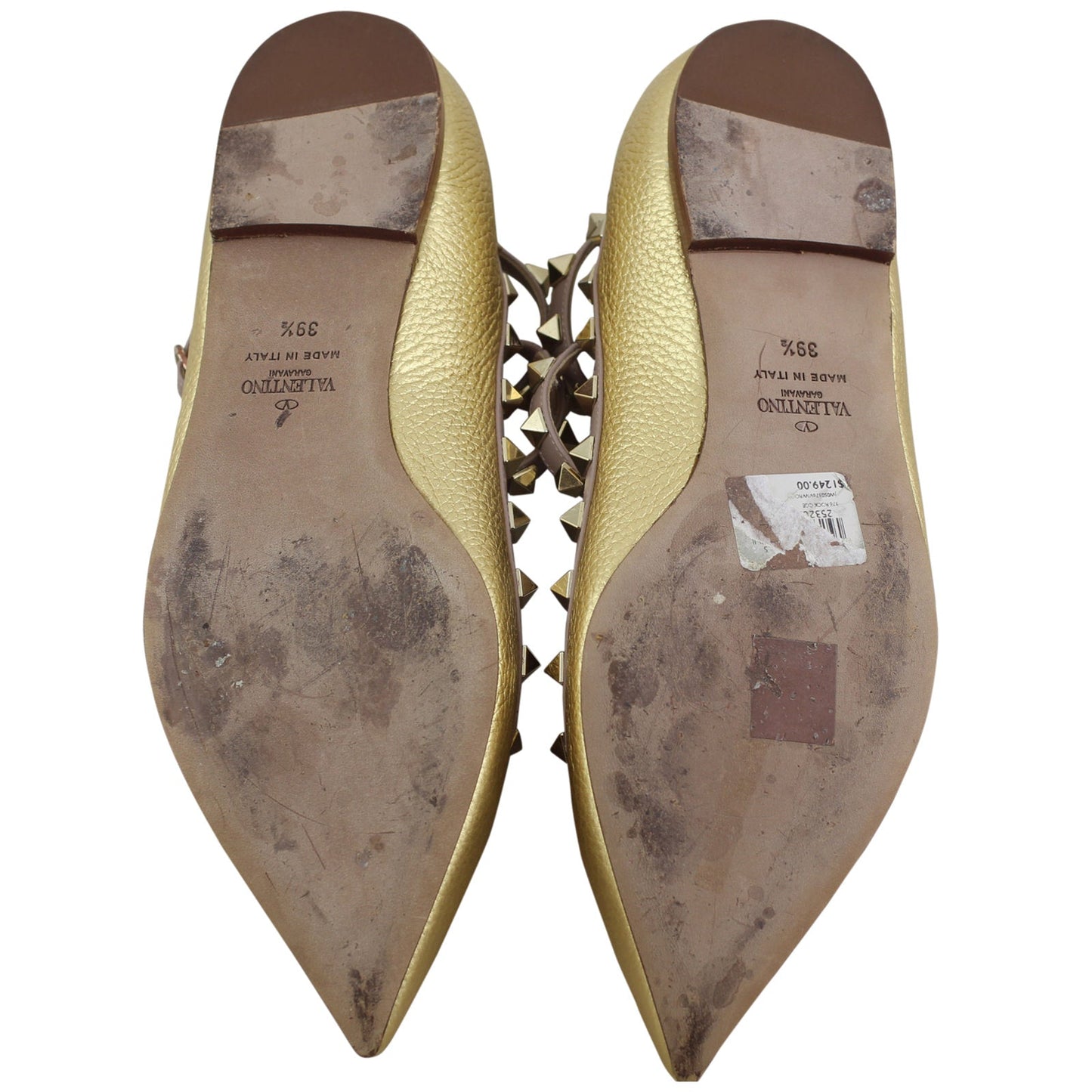 Valentino Rockstud Ballerina Flats