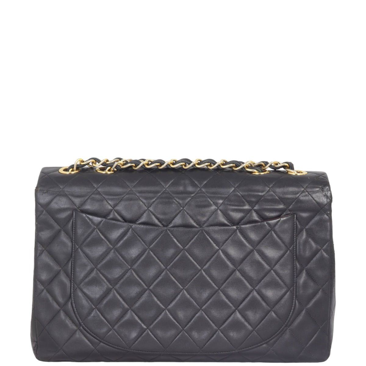 Chanel Maxi Jumbo XL Single Flap   | Gold Hardware