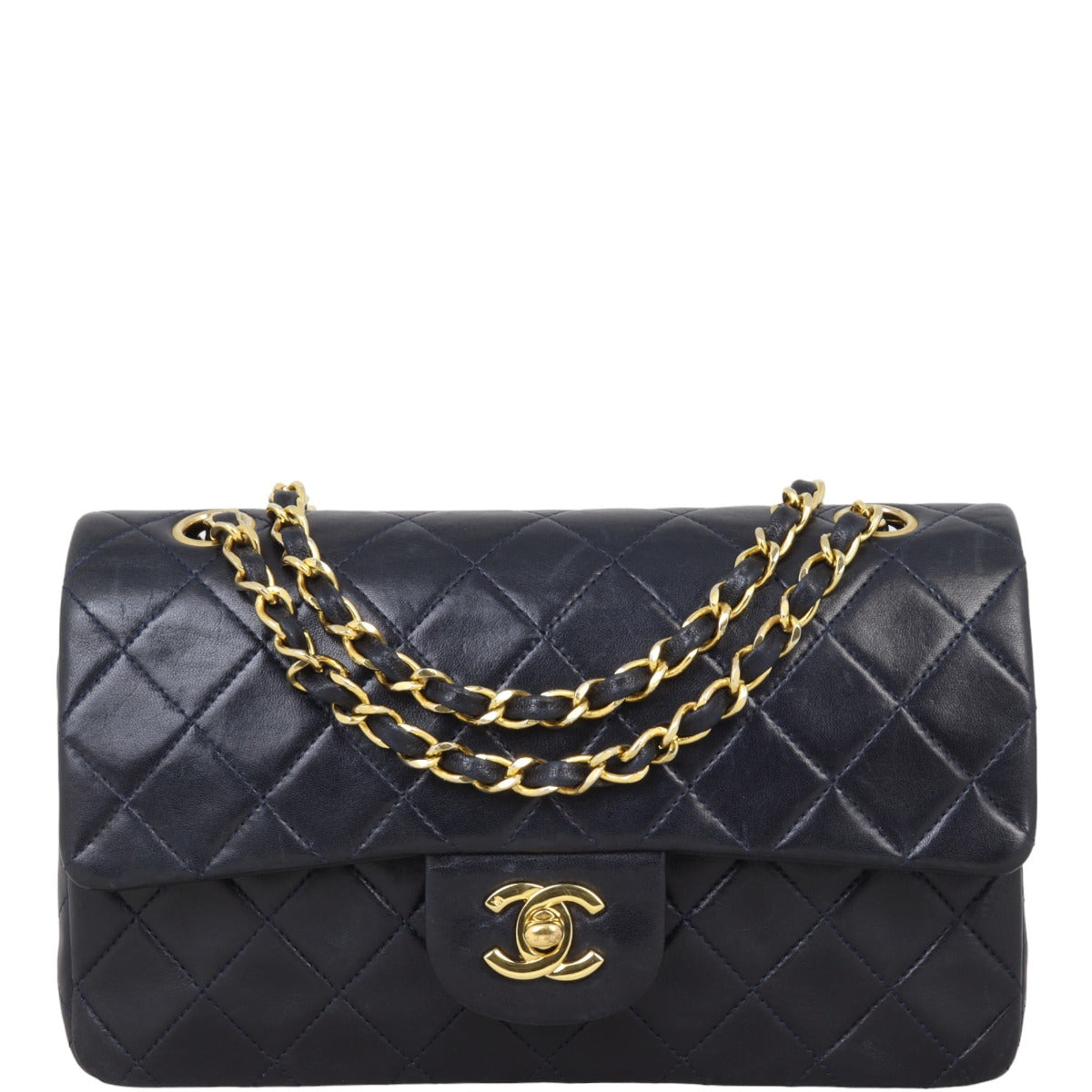 Chanel Classic Double Flap Small   | Dark Navy