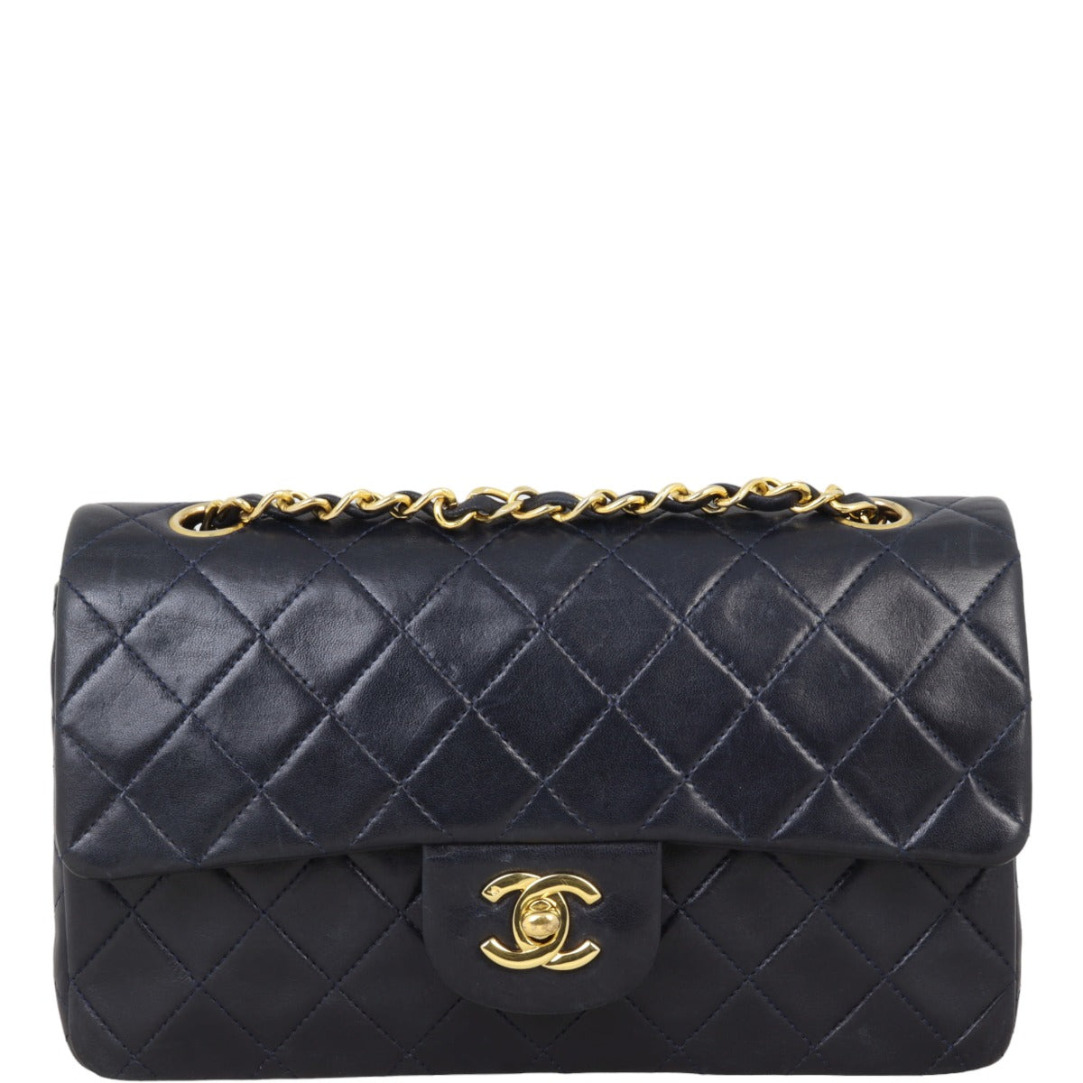 Chanel Classic Double Flap Small   | Dark Navy