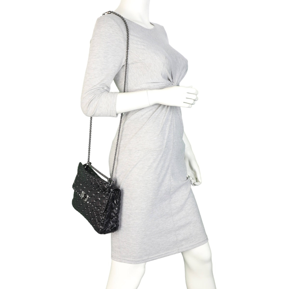 Valentino Rockstud Spike Medium Shoulder Bag