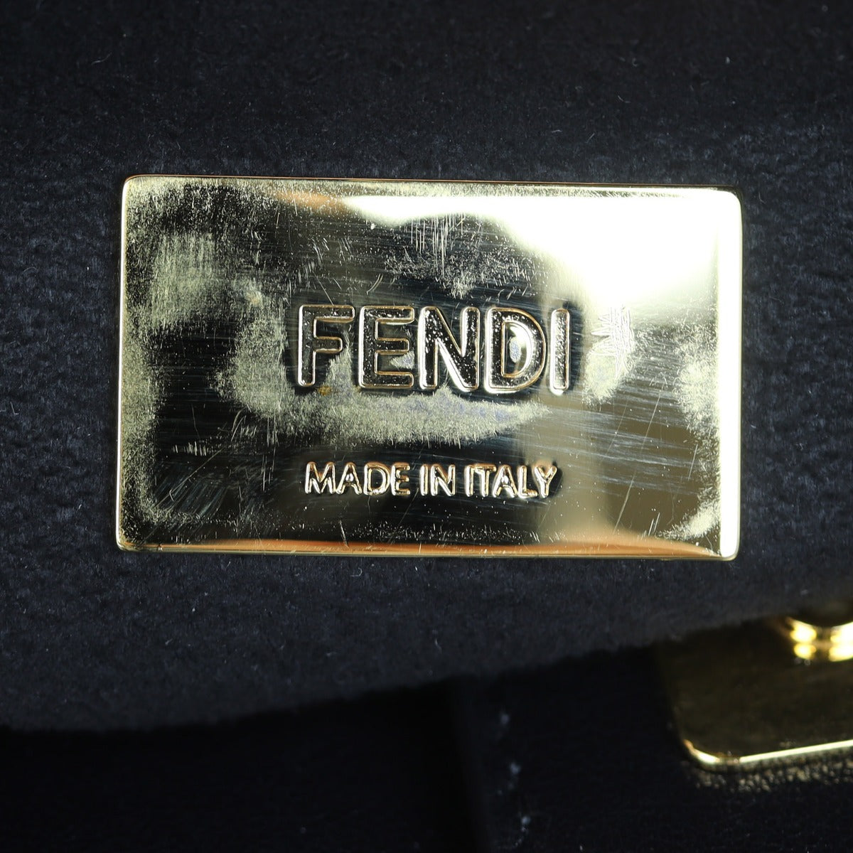 Fendi FF Leather Tote