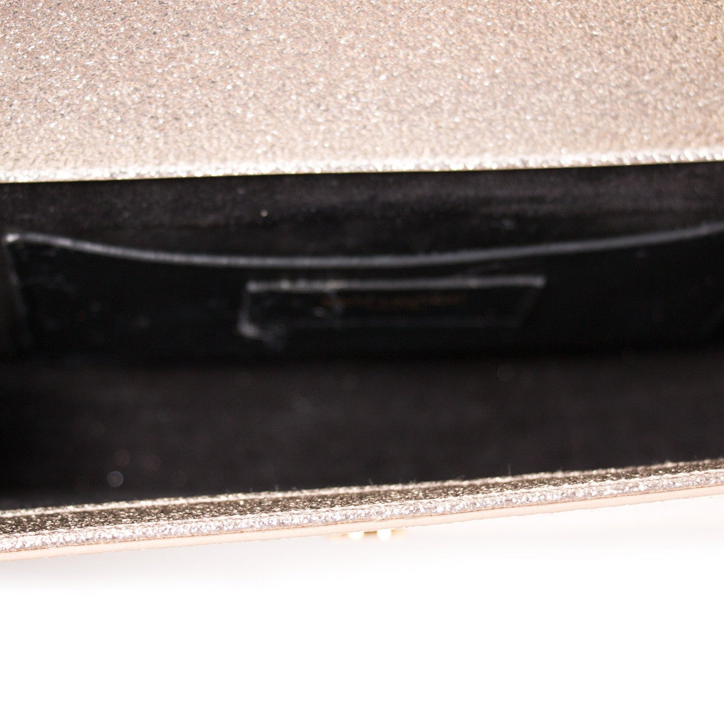 Saint Laurent Monogram Metallic Clutch