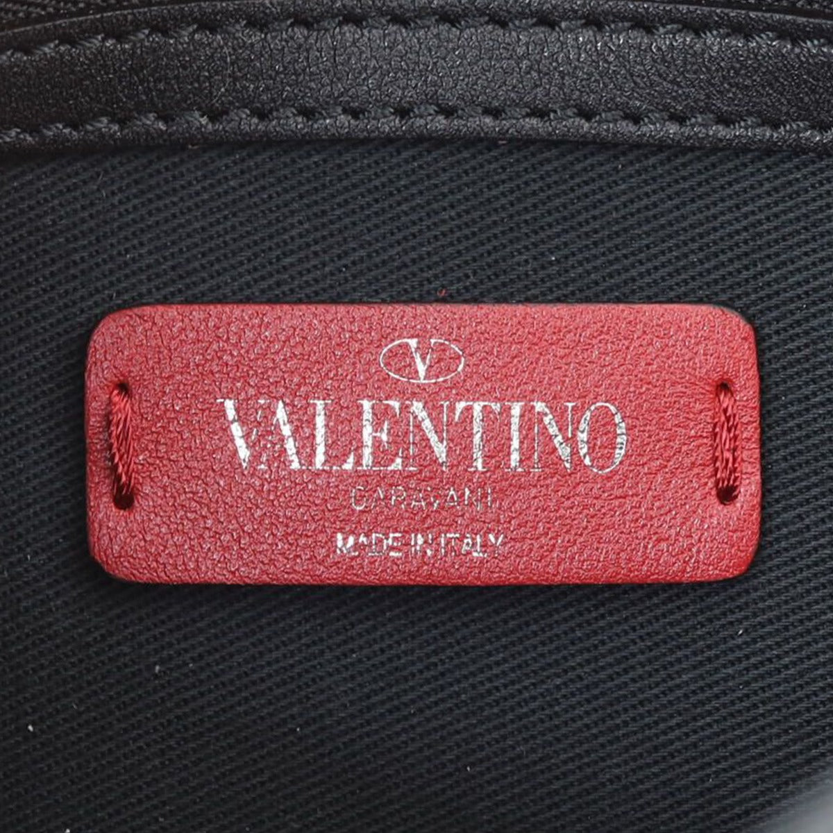 Valentino Rockstud Wristlet Flap Clutch