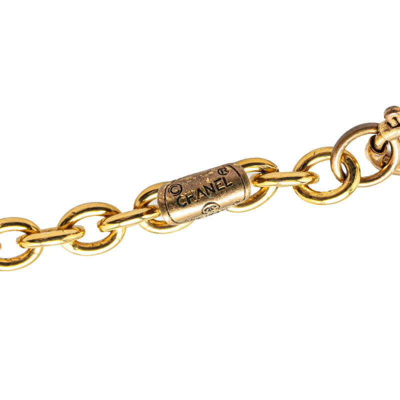 Chanel Coco Mark Long Double Chain Necklace