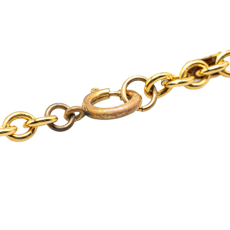 Chanel Coco Mark Long Double Chain Necklace