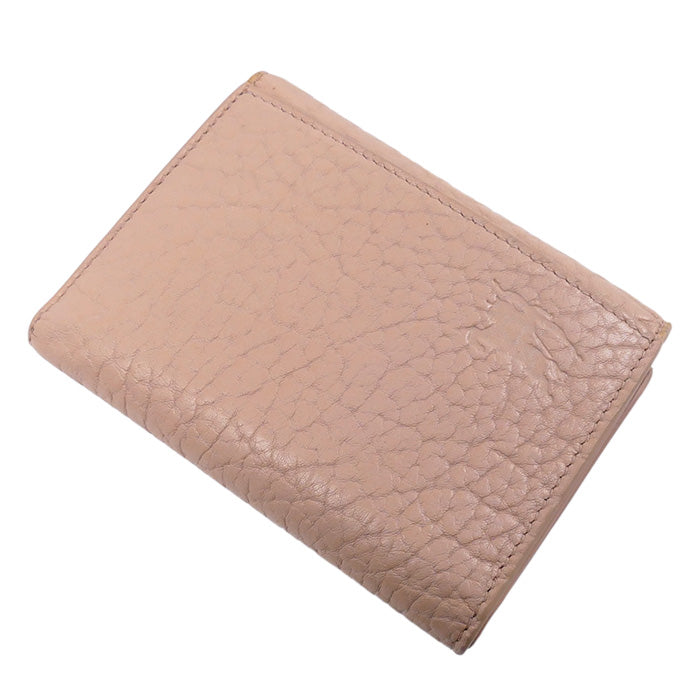 Burberry Chess Compact Trifold Wallet Pink