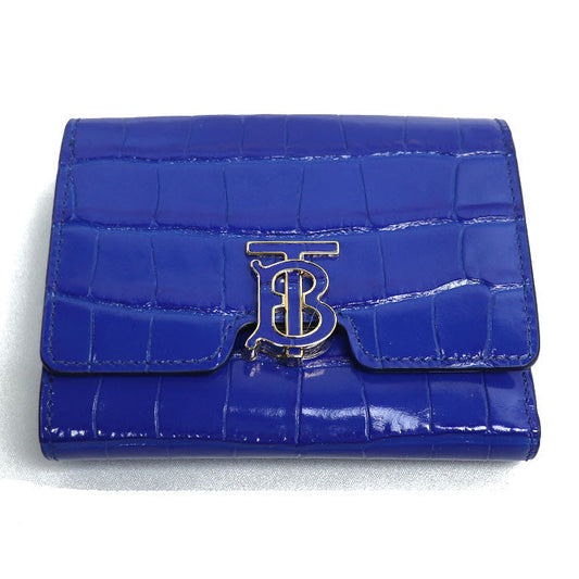 Burberry TB Logo Folding Wallet Blue