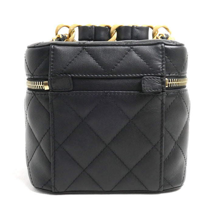 Chanel Matelassé Small Vanity Calfskin Shoulder Bag