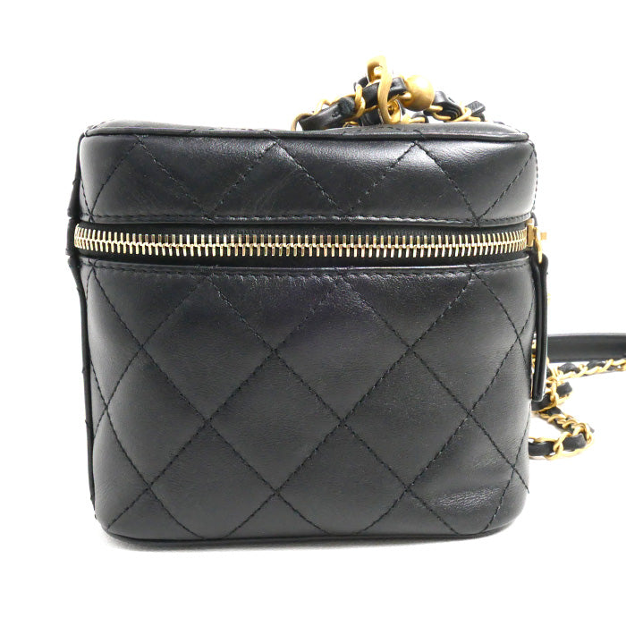 Chanel Matelassé Small Vanity Calfskin Shoulder Bag