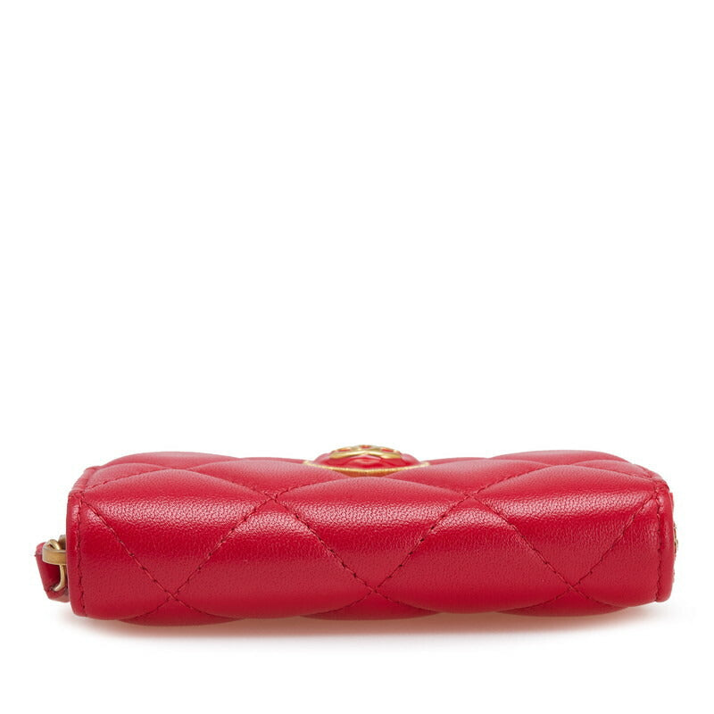 Chanel Coco Mark Matelassé Lambskin Coin Case