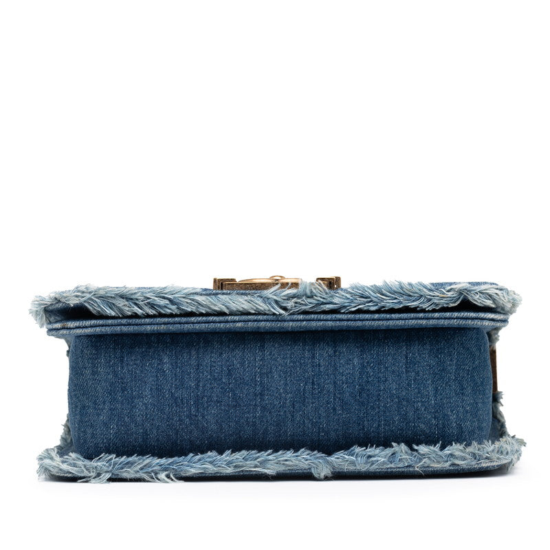 Chanel Boy Chanel Patchwork Denim Shoulder Bag