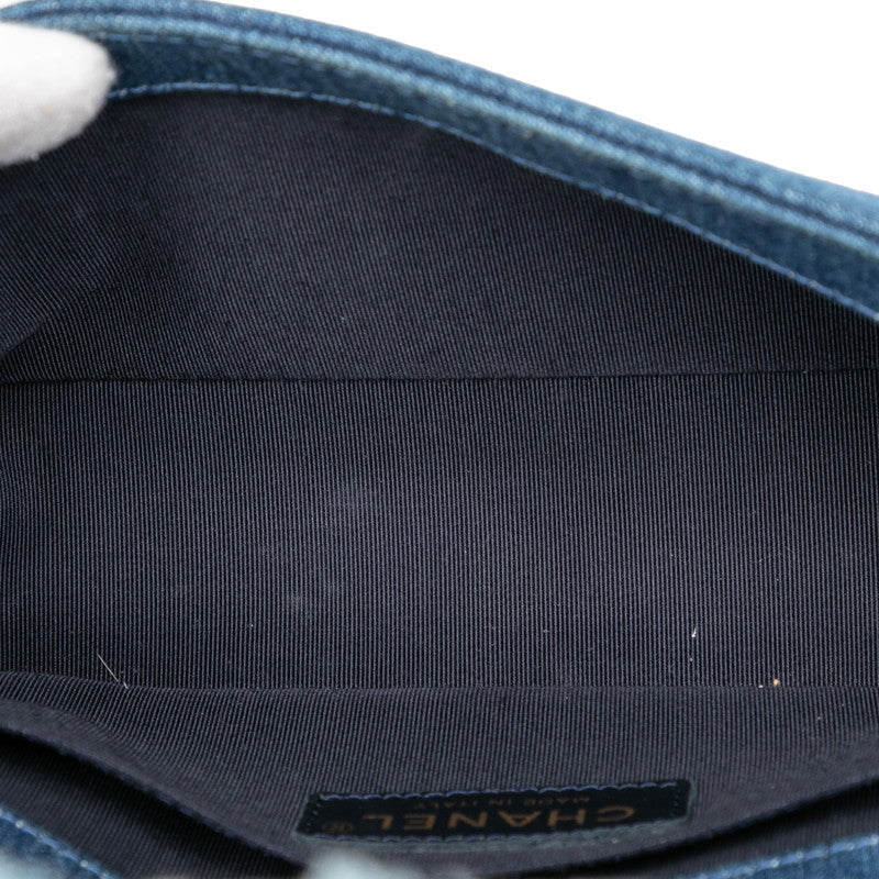 Chanel Boy Chanel Patchwork Denim Shoulder Bag