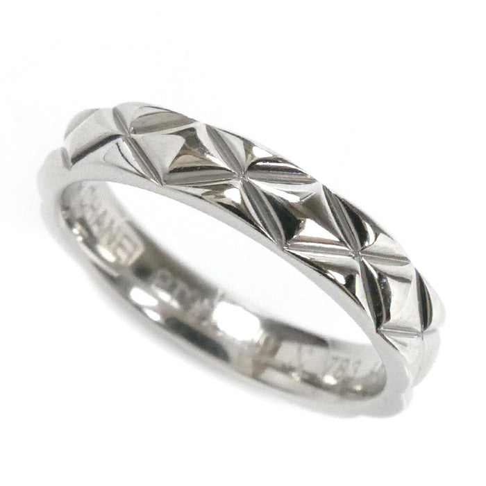 Chanel Matelasse Pt950 Platinum Ring