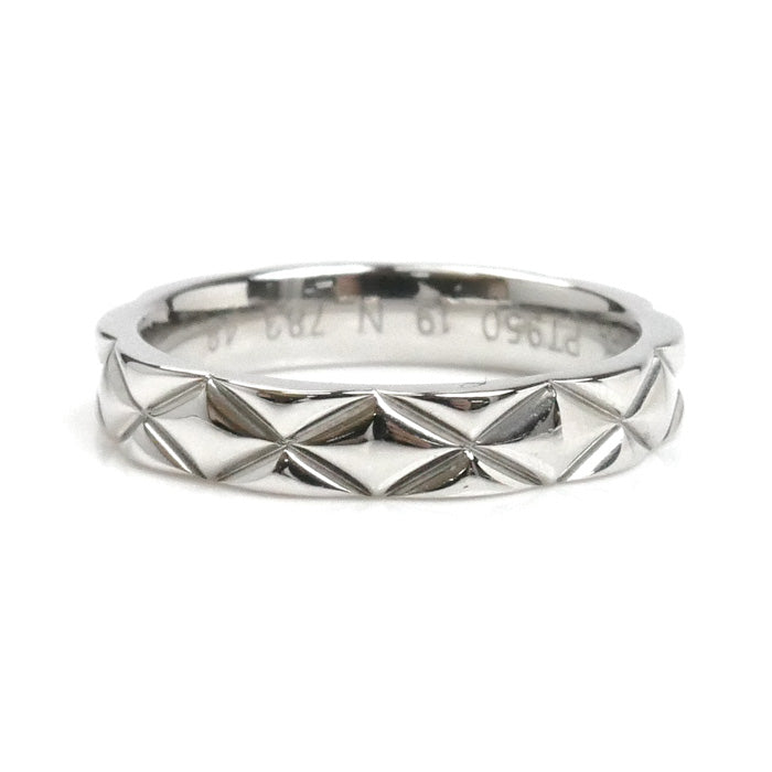 Chanel Matelasse Pt950 Platinum Ring
