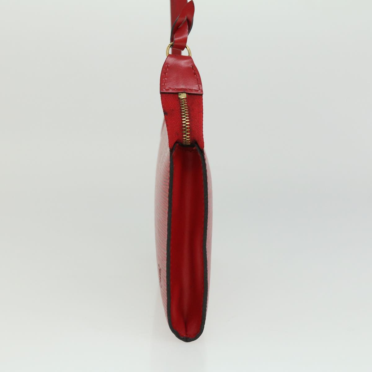 LOUIS VUITTON Epi Pochette Accessoires Accessory Pouch Red M52987 LV Auth ki2362