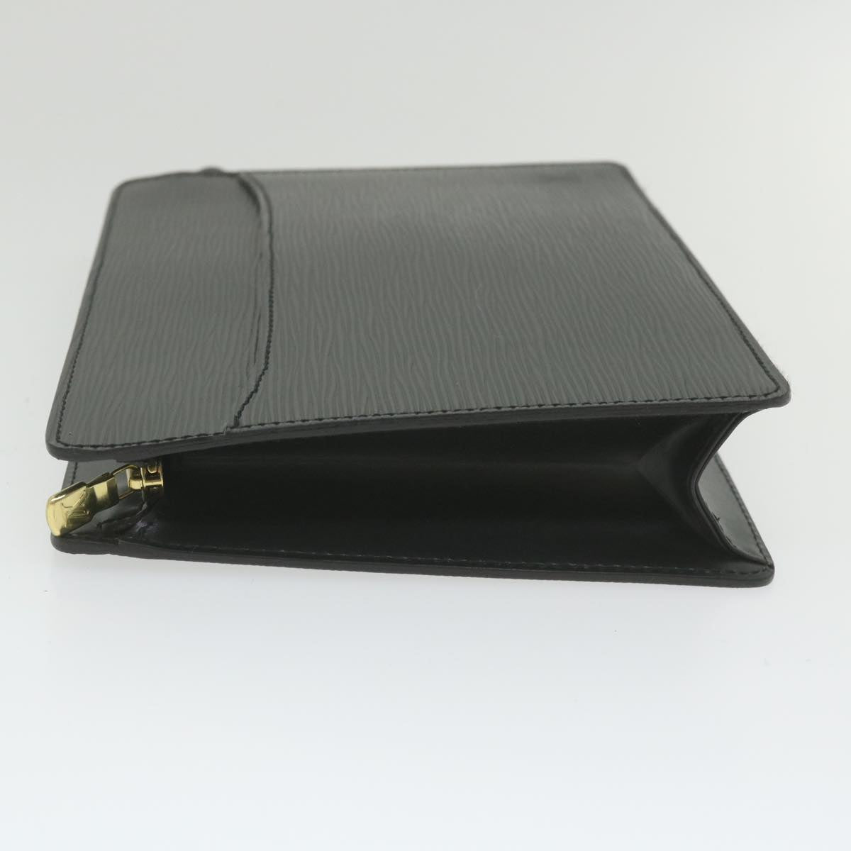 LOUIS VUITTON Epi Pochette Homme Clutch Bag Black M52522 LV Auth ki3764