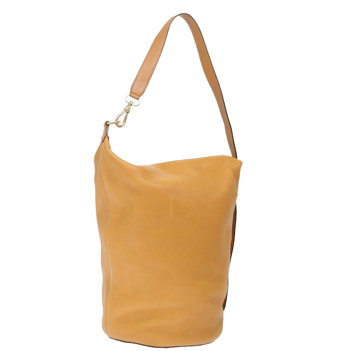 Luxury CELINE Shoulder Bag Leather Beige  ki4346