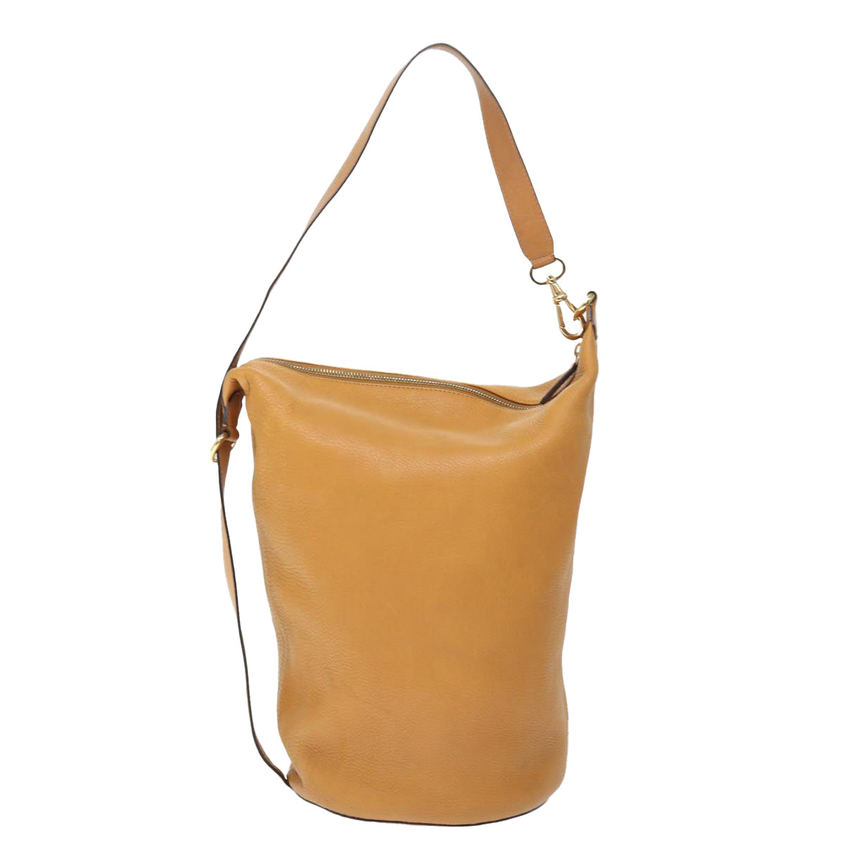 Luxury CELINE Shoulder Bag Leather Beige  ki4346