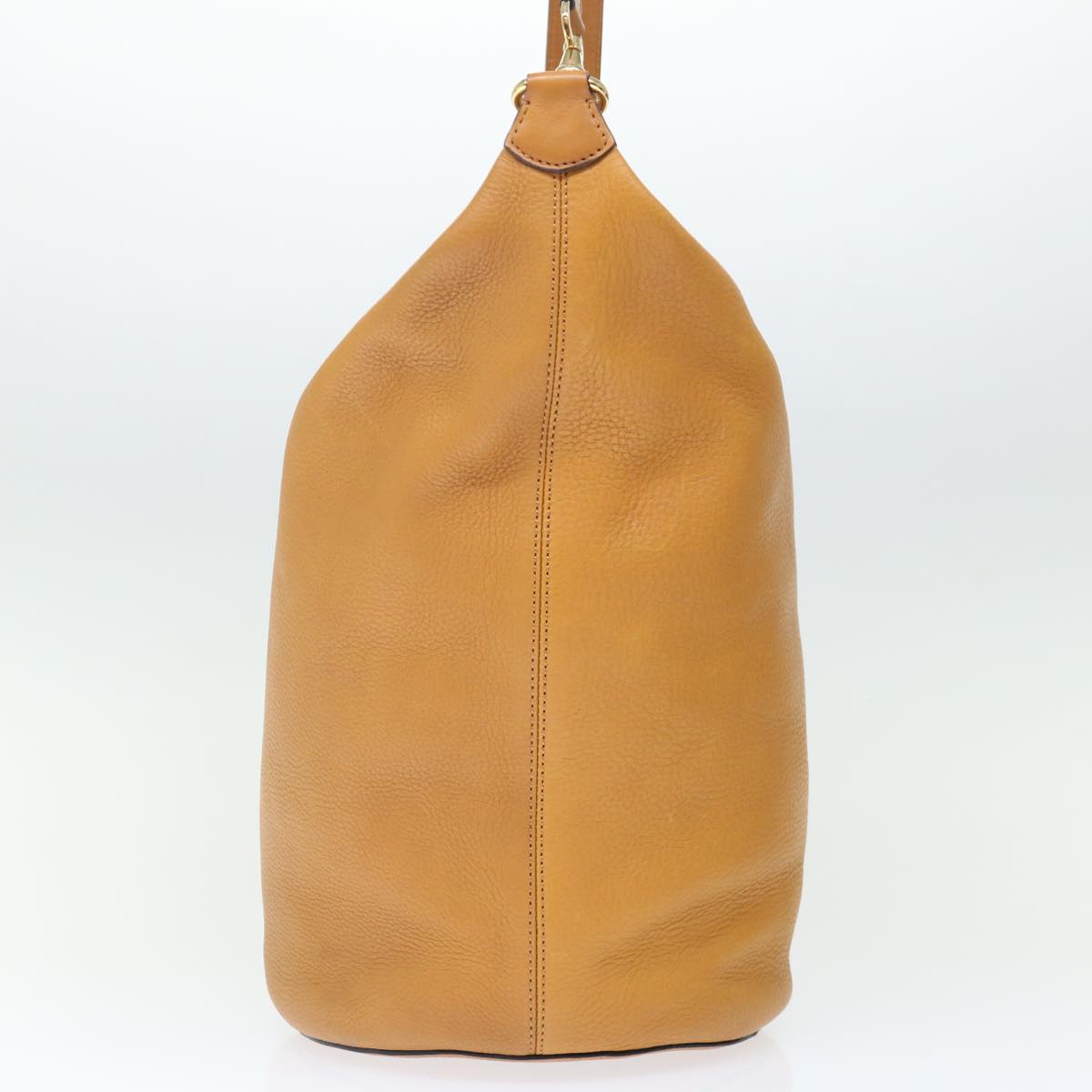 Luxury CELINE Shoulder Bag Leather Beige  ki4346