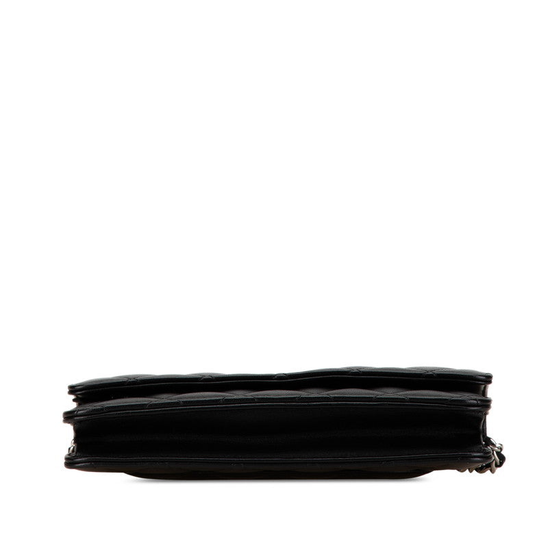 Chanel Coco Mark Matelasse Lambskin Chain Shoulder Wallet