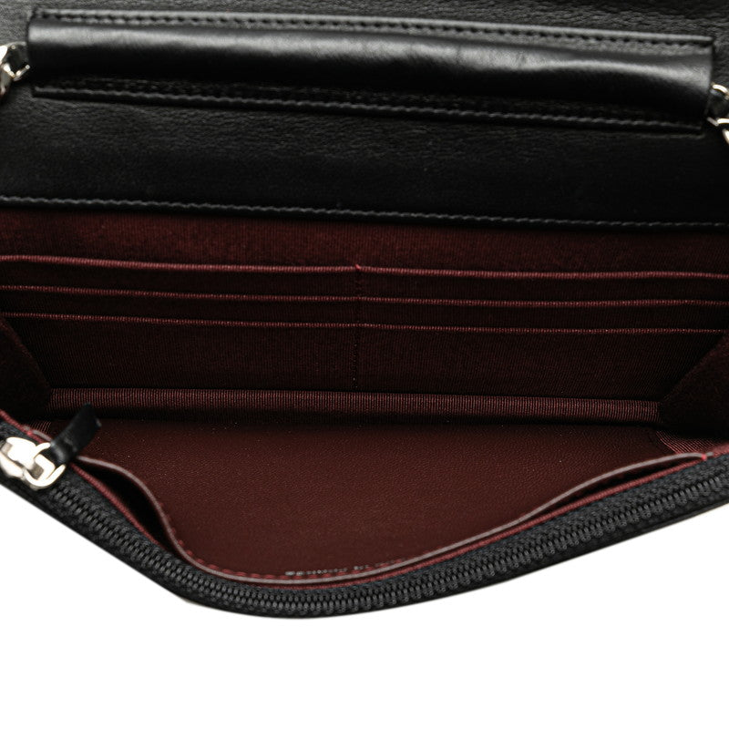 Chanel Coco Mark Matelasse Lambskin Chain Shoulder Wallet