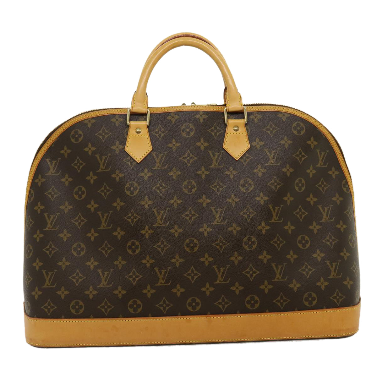 LOUIS VUITTON Monogram Alma Voyage MM Hand Bag M41446 LV Auth knn080