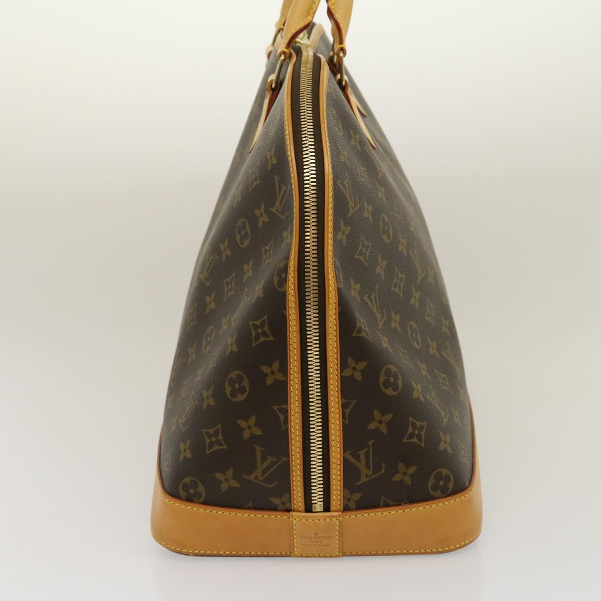 LOUIS VUITTON Monogram Alma Voyage MM Hand Bag M41446 LV Auth knn080