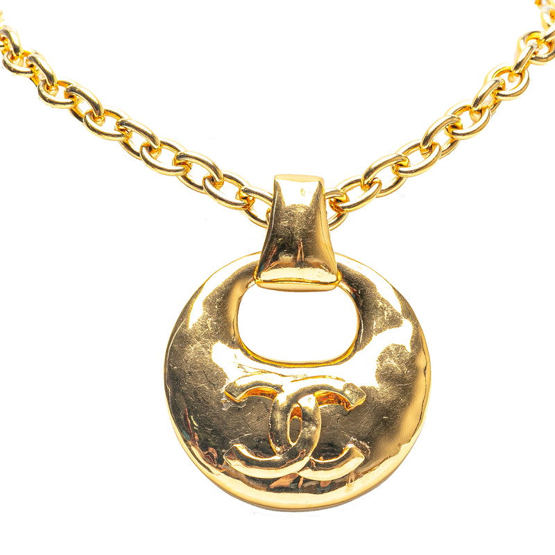Chanel Coco Mark Round Necklace