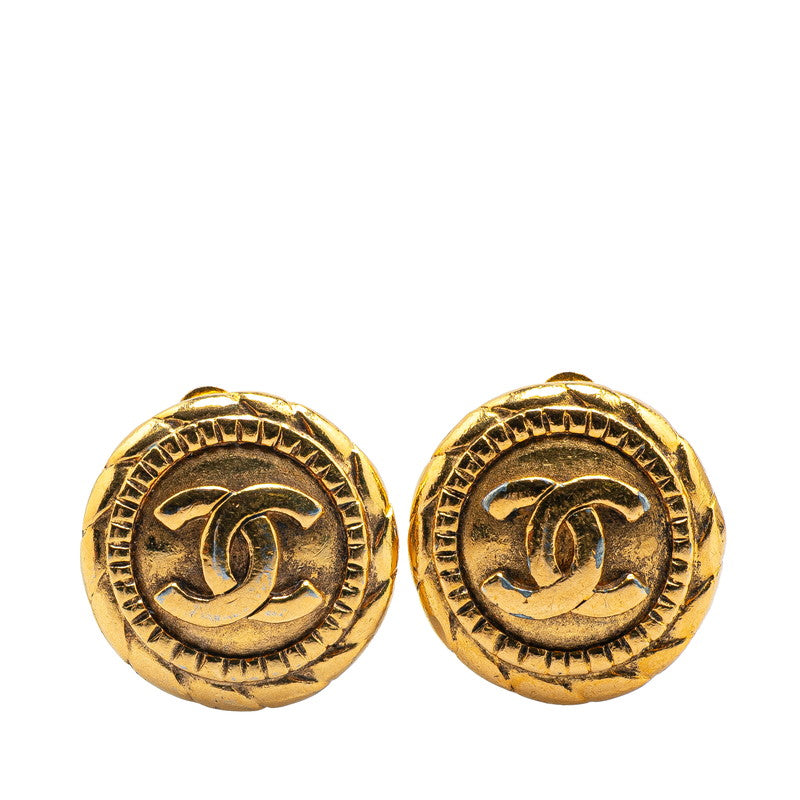 Chanel Gold-Plated Coco Mark   Earrings