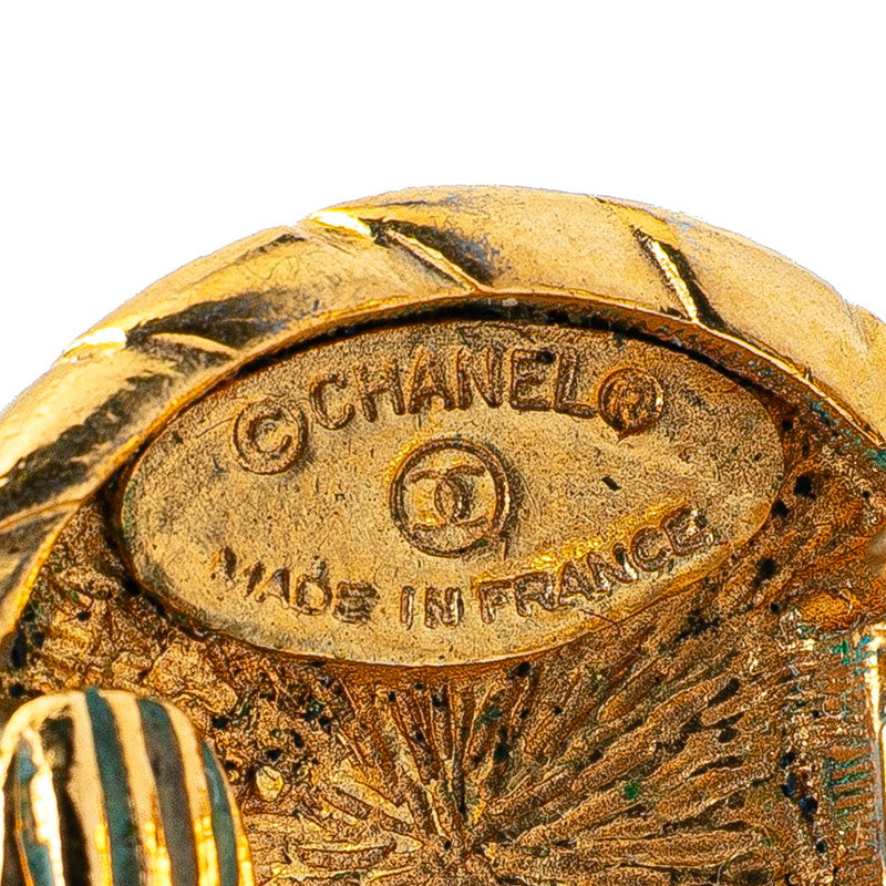 Chanel Gold-Plated Coco Mark   Earrings
