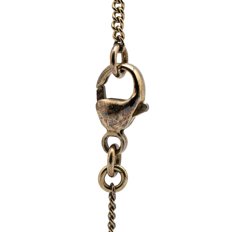 Chanel Coco Mark Pearl Rhinestone Necklace