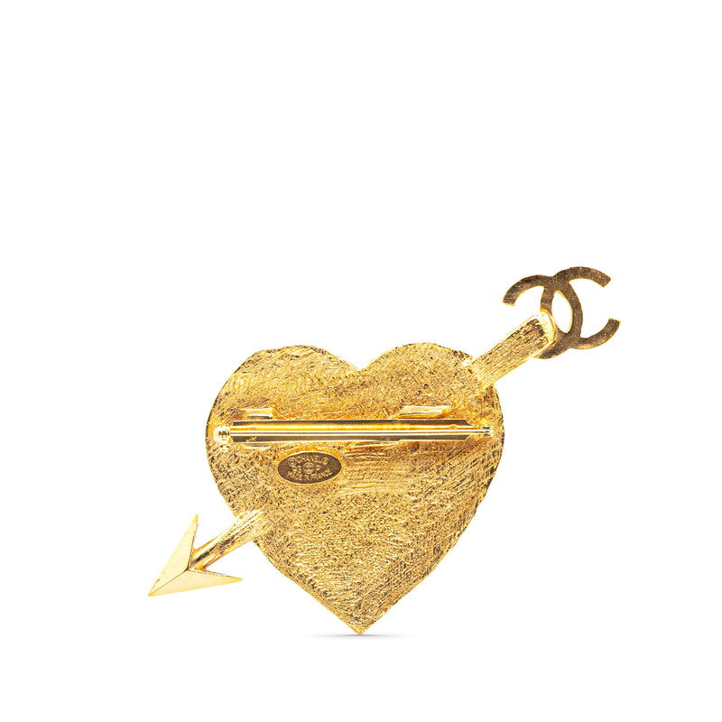 Chanel Heart Arrow Coco Mark Brooch