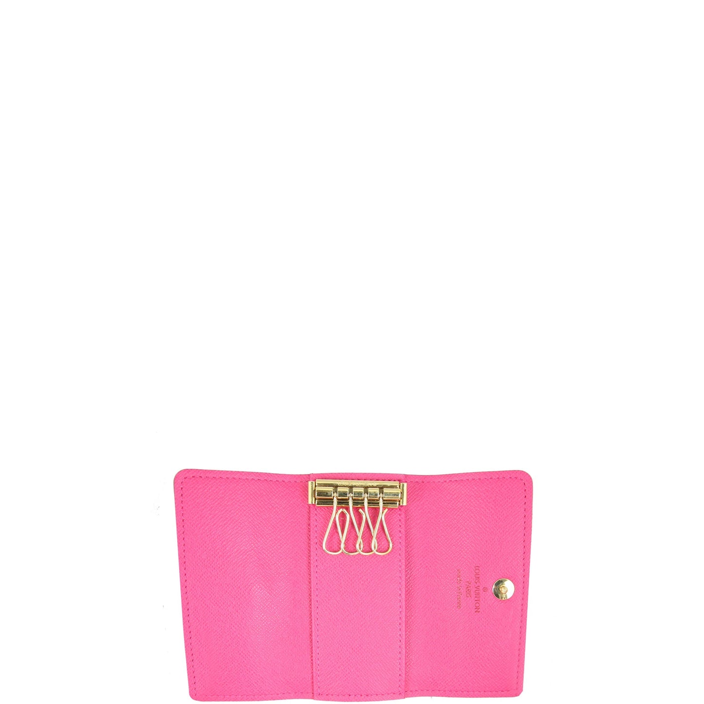Louis Vuitton 4 Key Holder Monogram Black Multicolore