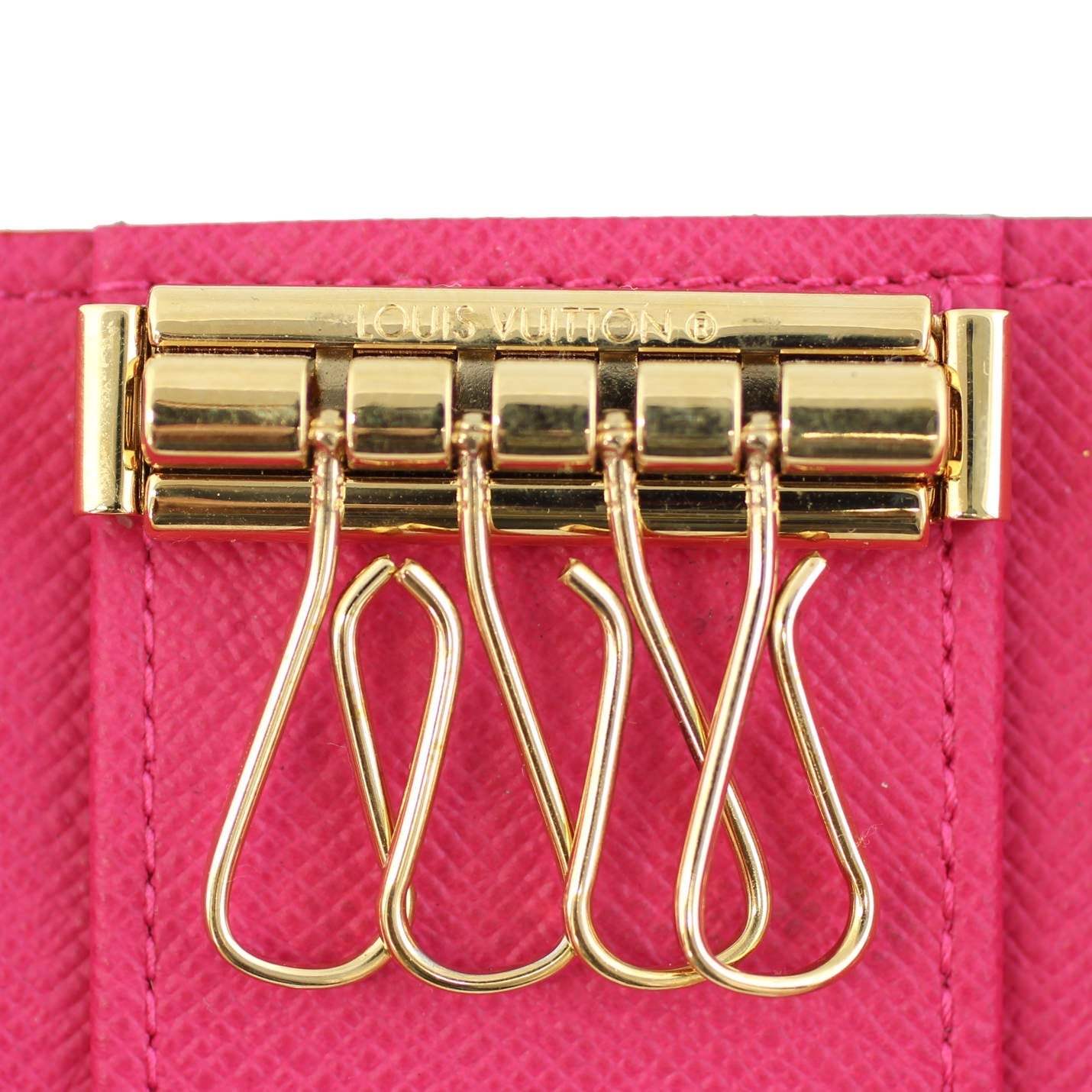 Louis Vuitton 4 Key Holder Monogram Black Multicolore