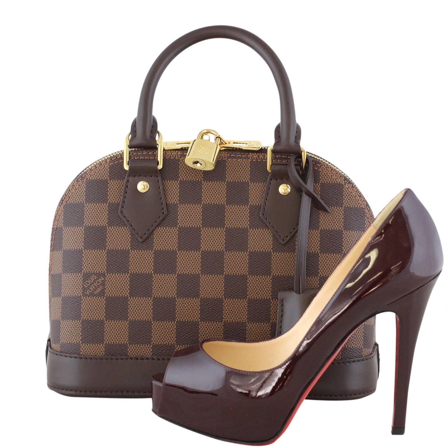 Louis Vuitton Alma BB Damier Ebene | Cowhide Leather