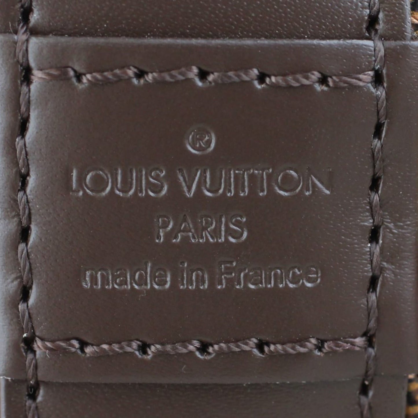 Louis Vuitton Alma BB Damier Ebene | Cowhide Leather