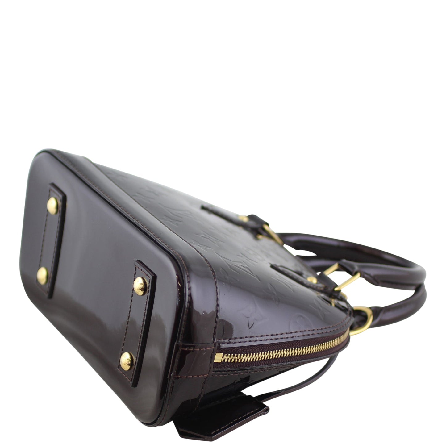 Louis Vuitton Alma BB Monogram Vernis | Amarante Gold