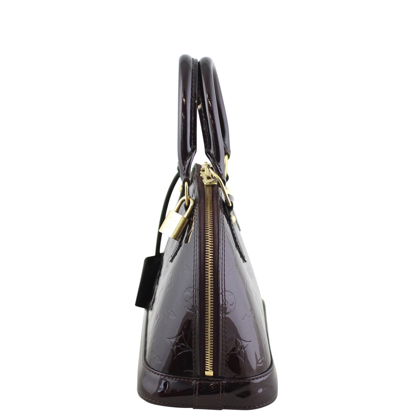 Louis Vuitton Alma BB Monogram Vernis | Amarante Gold
