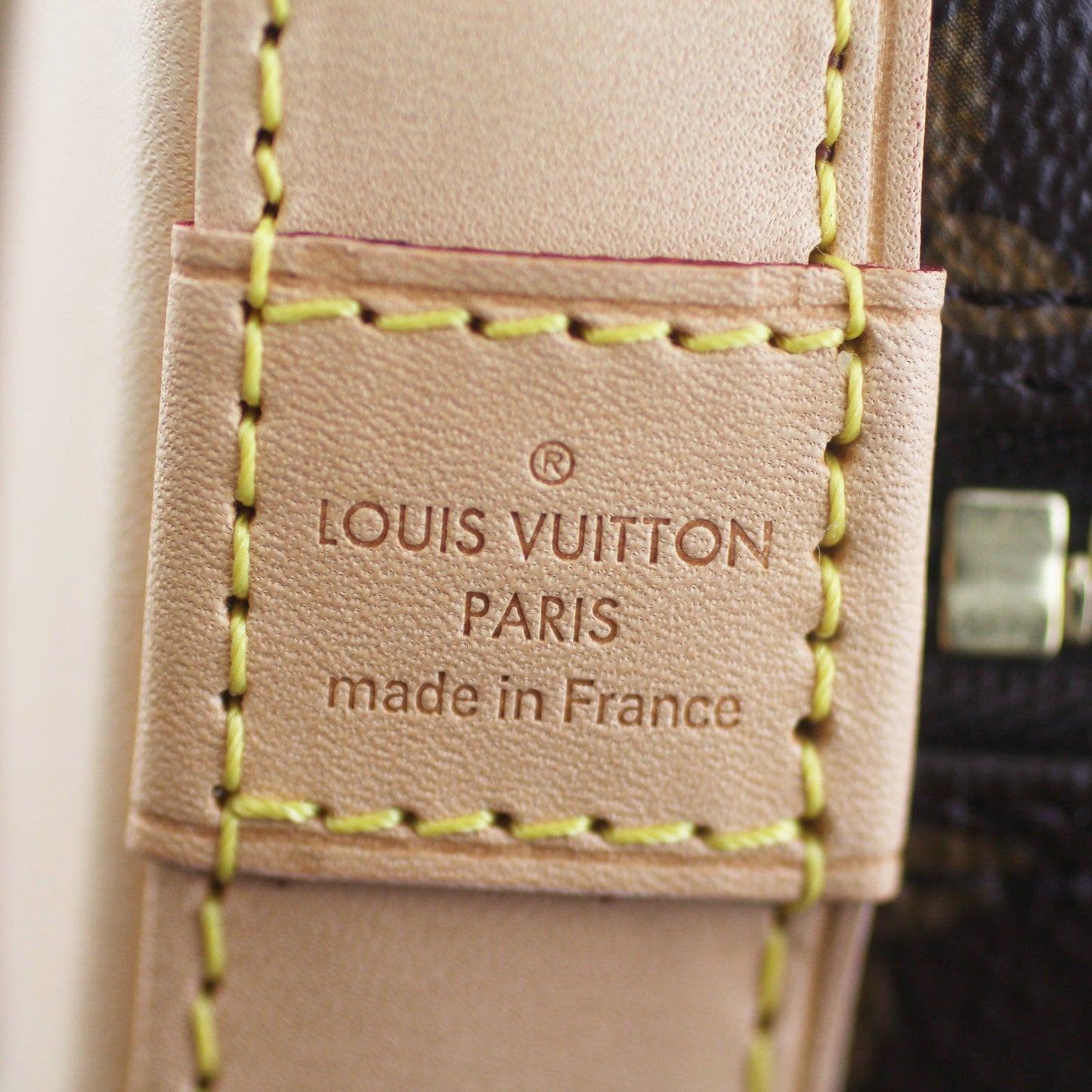 Louis Vuitton Alma BB Damier Ebene Bag | Monogram Coated Canvas Exterior