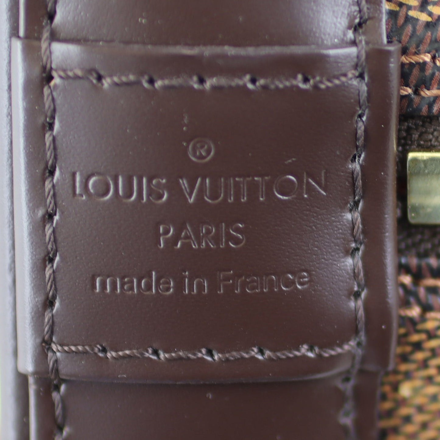 Louis Vuitton Alma PM Damier Ebene | Brass Hardware