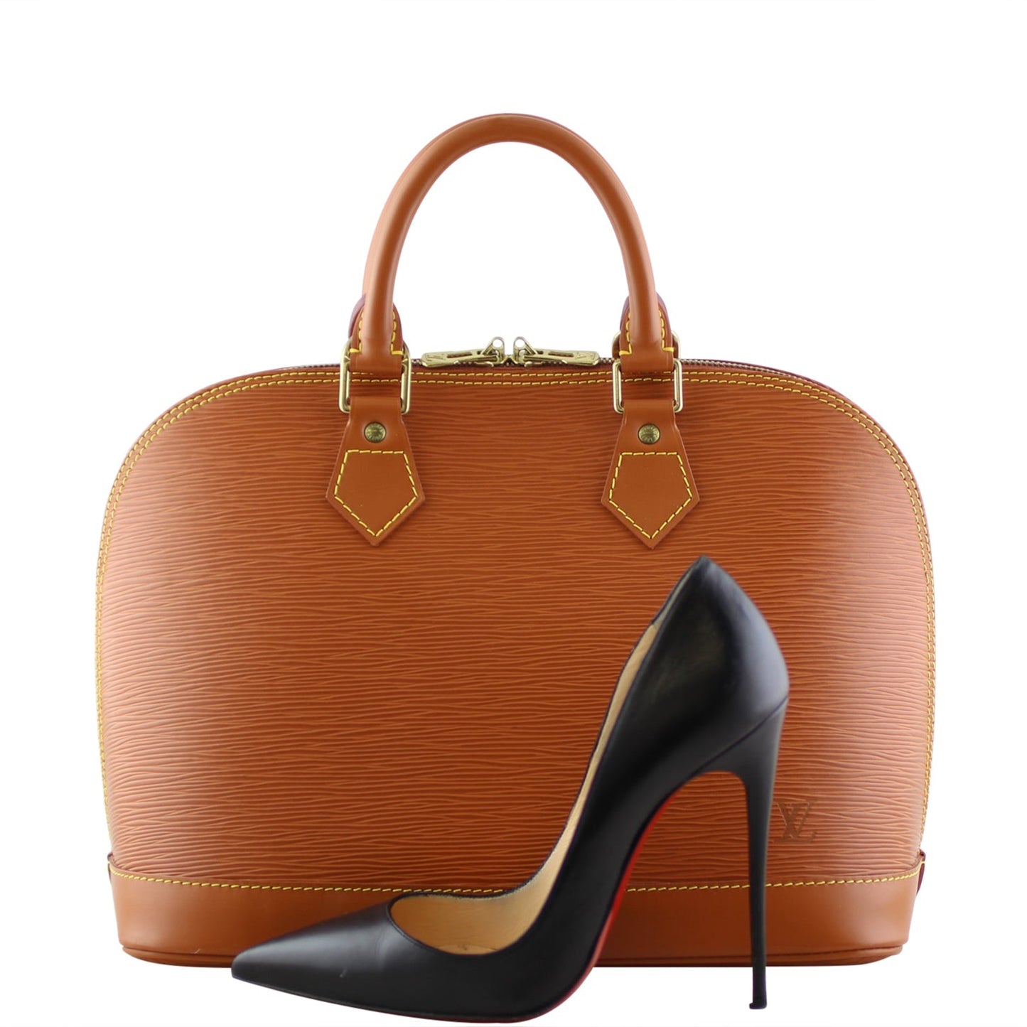 Louis Vuitton Alma PM Epi | Deep Rustic Orange