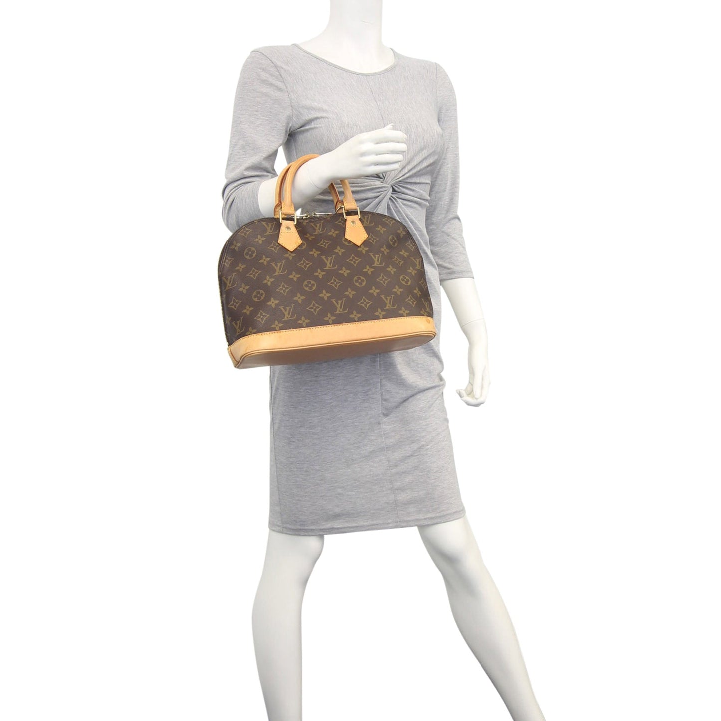 Louis Vuitton Alma PM Monogram | Vachetta Cowhide L Base