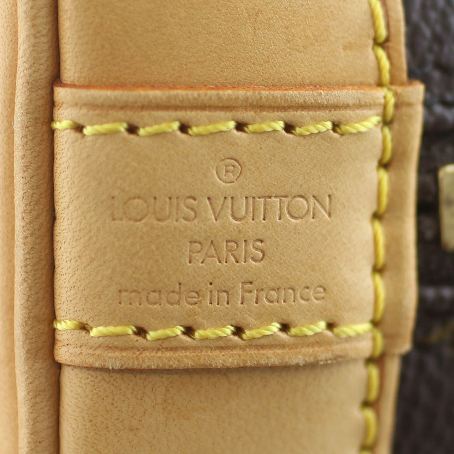 Louis Vuitton Alma PM Monogram | Vachetta Cowhide L Base